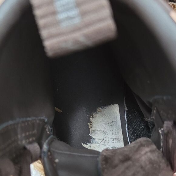 Puma X Natural Platform X Brown and Tan Patterned High-Tops, Size 7, Sample Pair - Picture 11 of 12